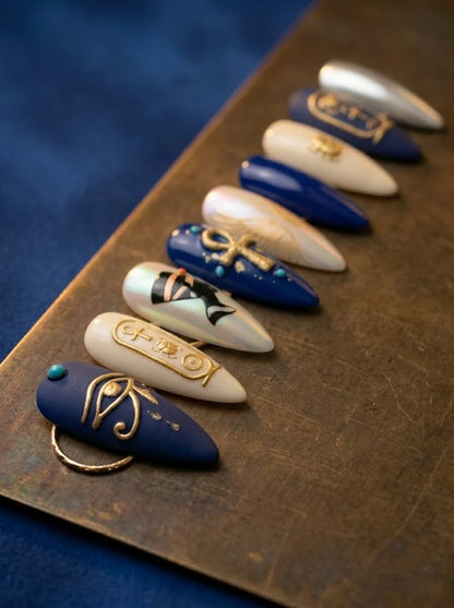 Kemet Codex Press-On Nails - closeup