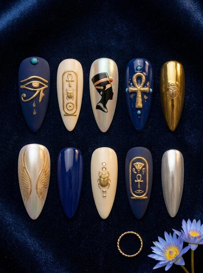 Kemet Codex Press-On Nails - flatlay