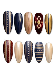 Aso Iyawo Press-On Nails
