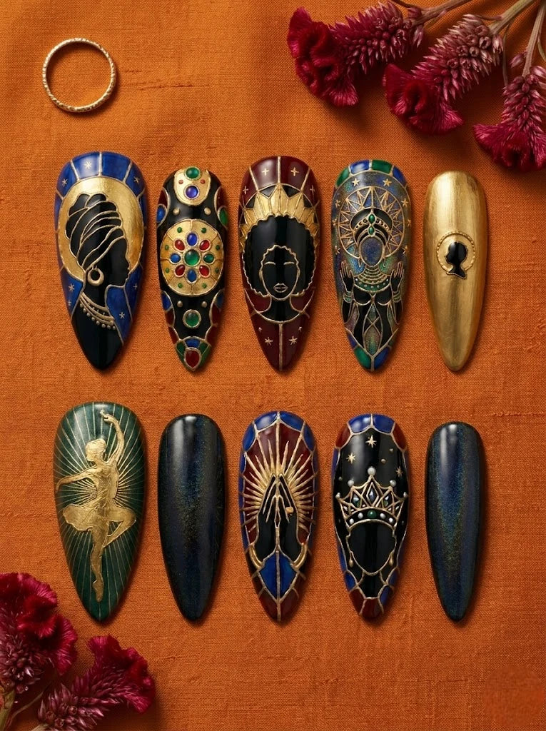 Melanin Iconography - flatlay