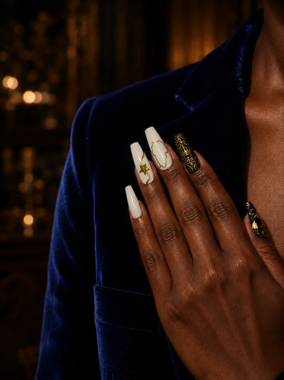 Motherland Gold Baroque Crown Press-On Nails - life2