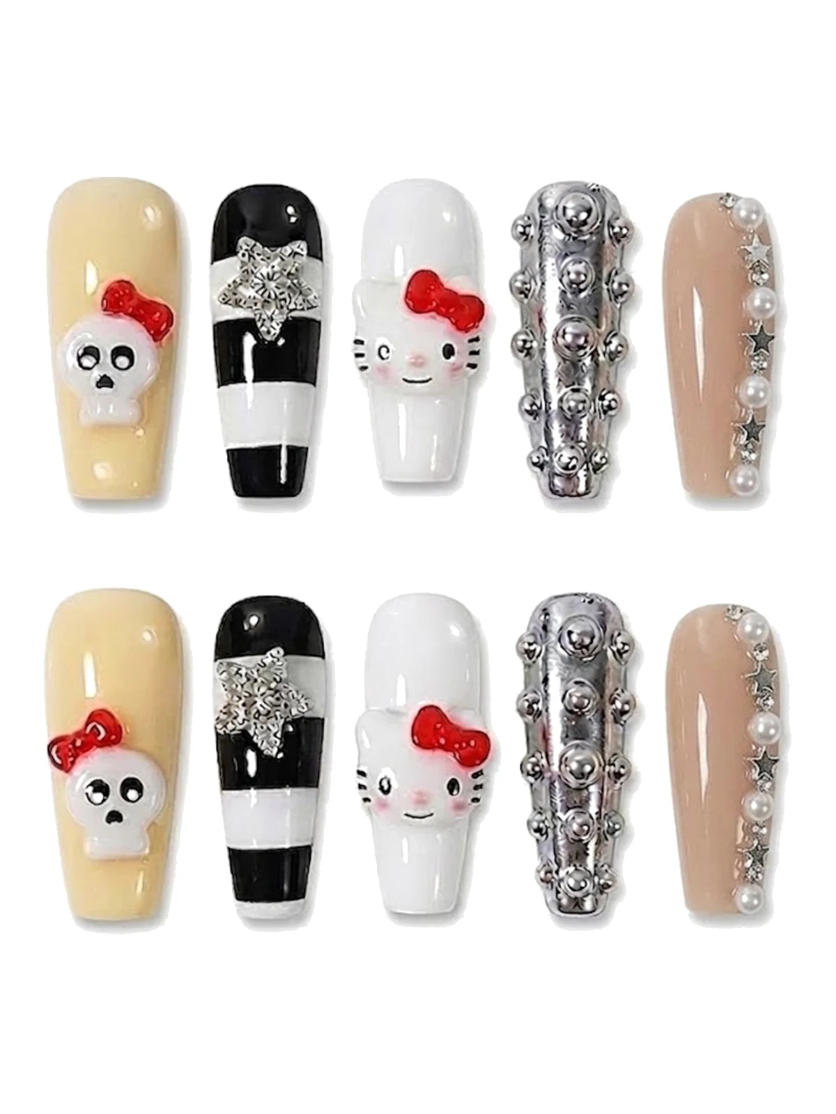 Riot Doll press-on nails set