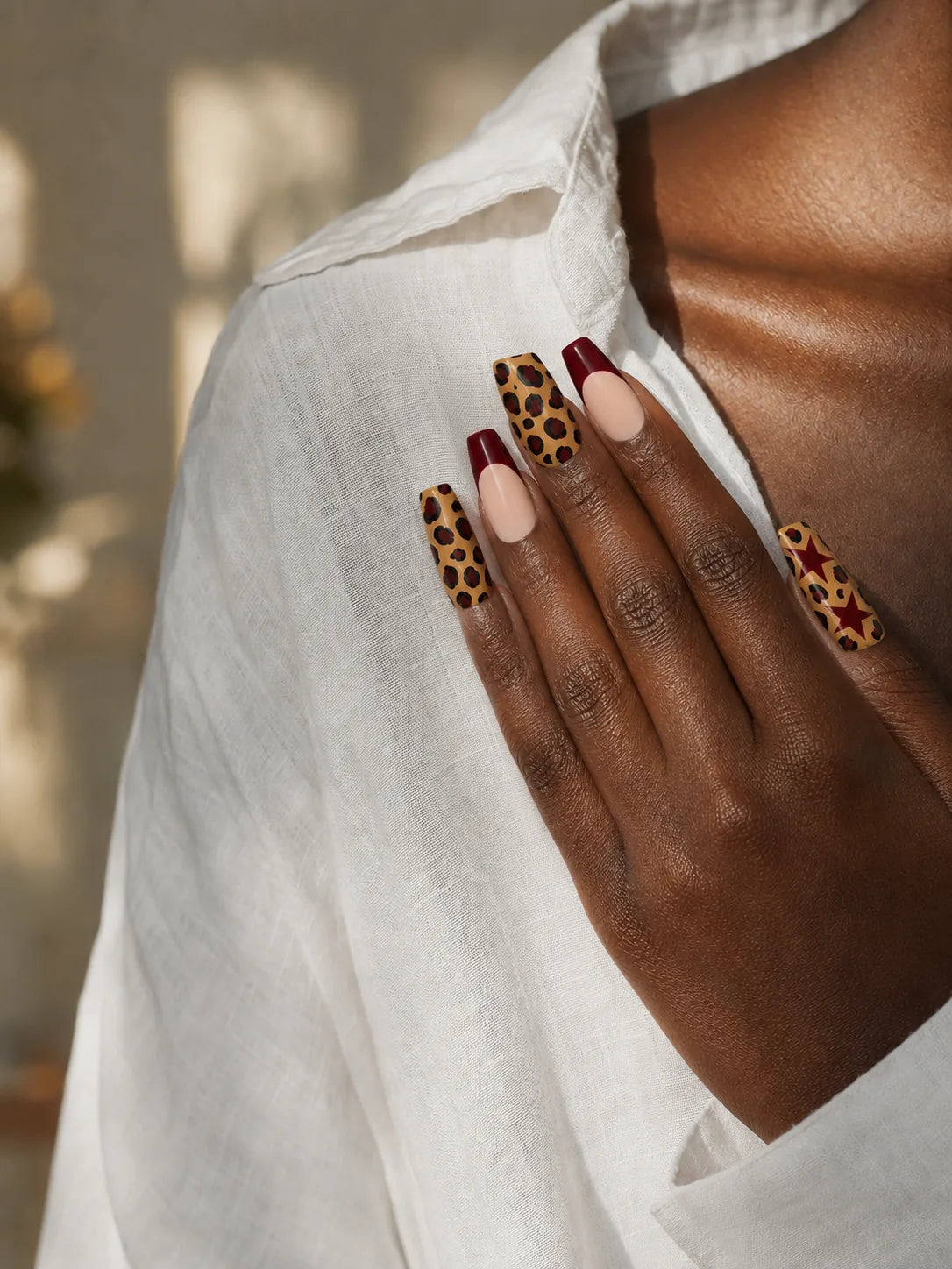 Safari French Leopard Press-On Nails - life2